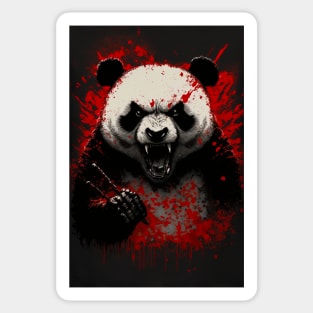 Angry Panda Sticker